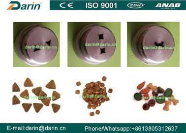 DR65 اتوماتیک فولاد ضد زنگ سگ غذا extruing ماشین / خشک مواد غذایی پردازش مواد غذایی خط