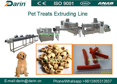 سگ دندانپزشکی پت غذا تجهیزات اکسترودر / خط تولید مواد غذایی پت