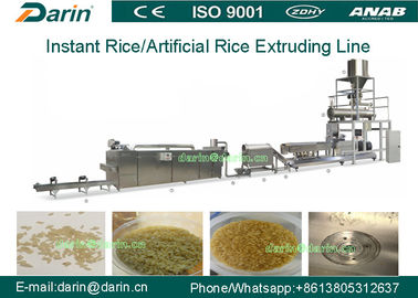 دستگاه اکسترودر مواد غذایی اسنک / خط اکسترودر برنج مصنوعی با CE