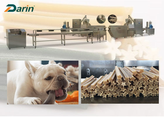 دستگاه تولید غذای سگ سالم جویدنی از فولاد ضد زنگ