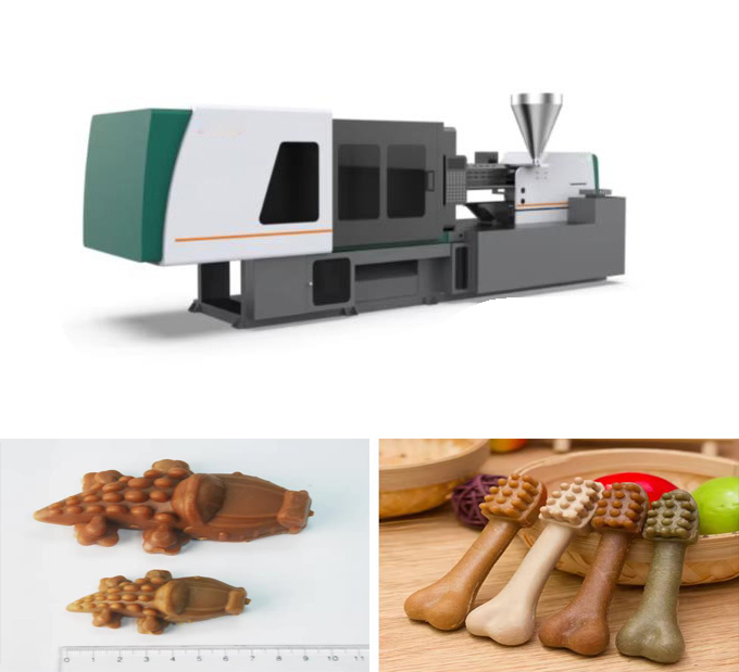 دستگاه تولید خوراکی سگ برای مراقبت از دندان با تزریق قالبگیری رومیزی 8.9x2.3x2.8 متر