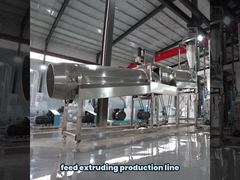 500-600kg / H گلوله ماهی مواد غذایی ماشین Extruder SUS201 SUS304 AutoCAD طرح