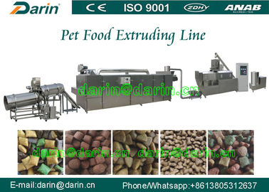 سگ / پرنده / ماهی حیوان خانگی تولید مواد غذایی اکسترودر تولید 800-1000kg / ساعت 200kw