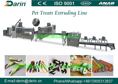 CE ISO9001 Certified Single Extruder Machine Certified For Pet Dog Chewing Bar