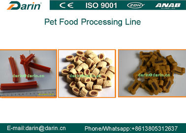 سگ دندانپزشکی پت غذا تجهیزات اکسترودر / خط تولید مواد غذایی پت