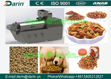 150-200kg / hr خط تولید غذای سگ / خشک تجهیزات حیوان خانگی مواد غذایی