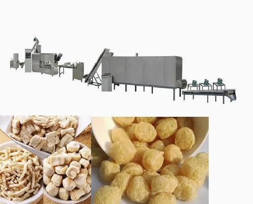 خط تولید دستگاه اکسترودر سویا بافت‌دار با تاییدیه CE با ظرفیت 150 کیلوگرم در ساعت