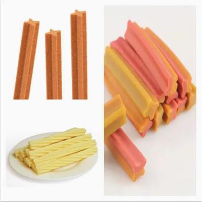 غذای جویدنی سگ پیچ خورده 250 کیلوگرم در ساعت دستگاه درمان حیوان خانگی