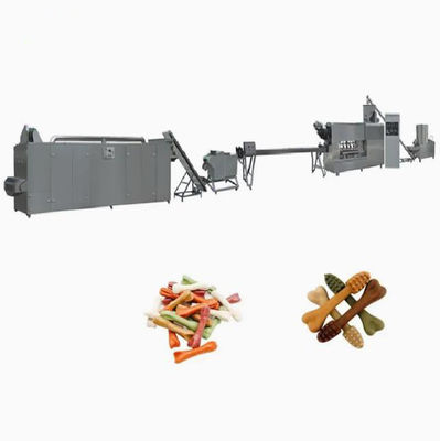 غذای جویدنی سگ پیچ خورده 250 کیلوگرم در ساعت دستگاه درمان حیوان خانگی