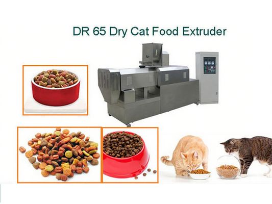 خط تولید مواد غذایی سالم تر برای سگ SUS304 دستگاه فرآوری مواد غذایی شناور ماهی