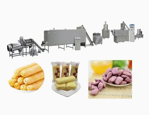 خط پردازش ماشین اکسترودر ذرت ذرت Leisure 150kg / h