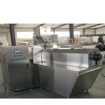 دستگاه اکسترودر اکسترودر غذای اسنک پف ذرت، فولاد ضد زنگ دو پیچ