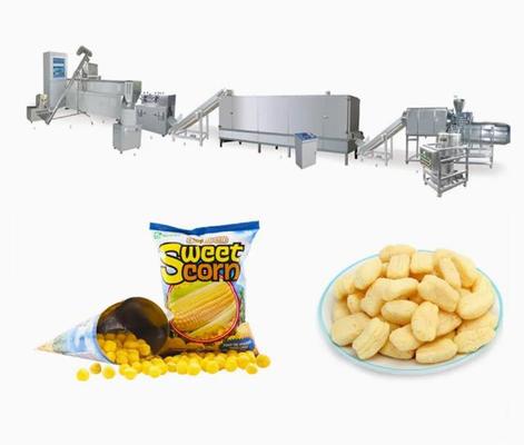 دستگاه اکسترودر اسنک غذای پف کرده ذرت اسنک