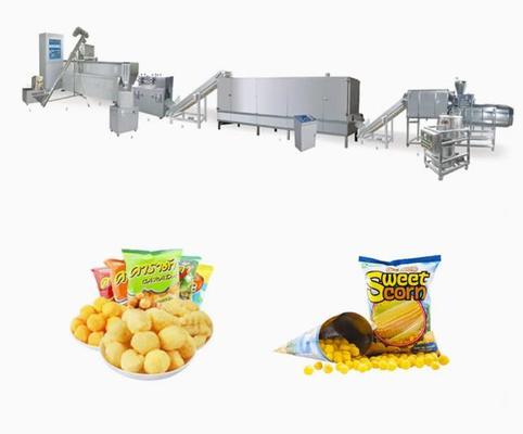 دستگاه اکسترودر اسنک غذای پف کرده ذرت اسنک