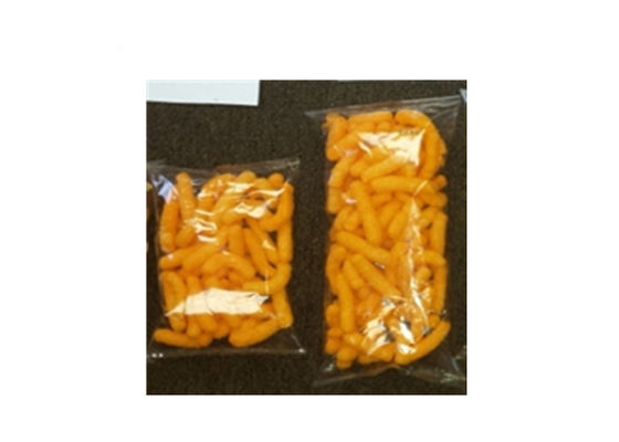 120-500 کیلوگرم / هون ماشین اکسترودر ذرت پودر برای اکسترود اسنک پاف با سرعت بالا