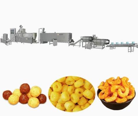 دستگاه پخت و پز ماندگار دستگاه تهیه مواد غذایی اکسترودر پنیر / ساخت ذرت پف خوراکی