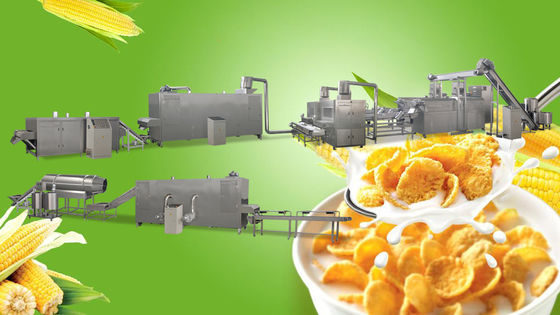 دستگاه ساخت پوسته ذرت زیمنس PLC SS 300 کیلوگرم در ساعت