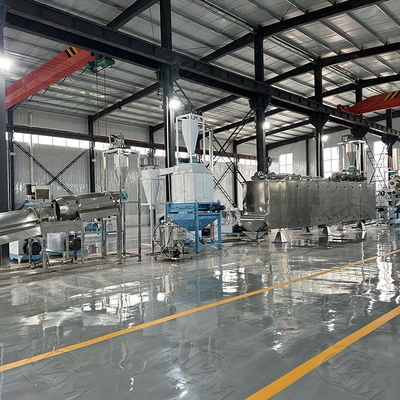 خط پردازش طعم دهنده اکستروژن 90 کیلو وات برای تغذیه سگ