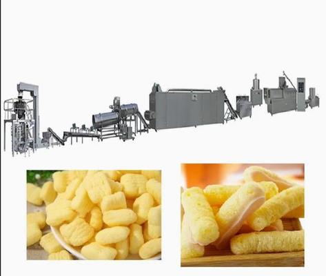مواد غذایی کم مصرف اسنک مواد غذایی پف اکسترودر ماشین / دستگاه تولید کننده پف