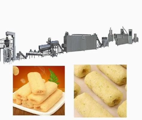 مواد غذایی کم مصرف اسنک مواد غذایی پف اکسترودر ماشین / دستگاه تولید کننده پف