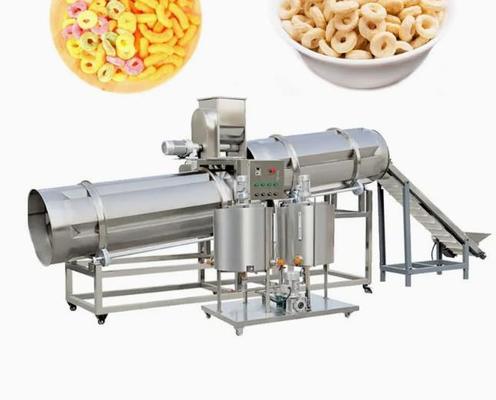 ماشین ظرفشویی بزرگ اسنک ذرت پف ماشین اکسترودر خط تولید مواد غذایی