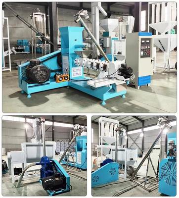 دستگاه اکسترودر خوراک ماهی و غذای حیوانات خانگی، دارای گواهی CE، تجهیزات اکستروژن غذای حیوانات اتوماتیک