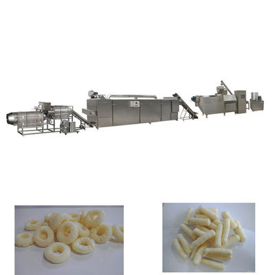 WEG Motor Puff Snack دستگاه ساخت پف ذرت از جنس استنلس استیل