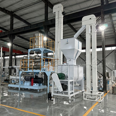 Twin Screw Food Fully Automat Shrimp Fish Feed Pellet Processing Machine Fishing Food Extruder Floating Fish Feed Machine