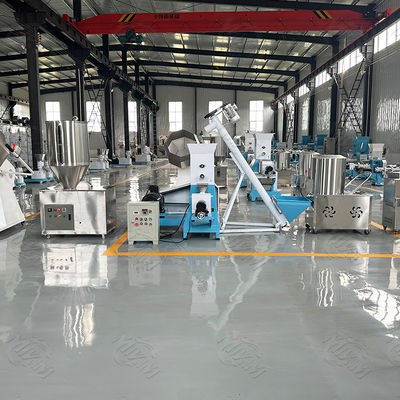 100-150Kg/H 304 فولاد ضد زنگ گلوله خشک مواد غذایی حیوانات پردازش ماشین