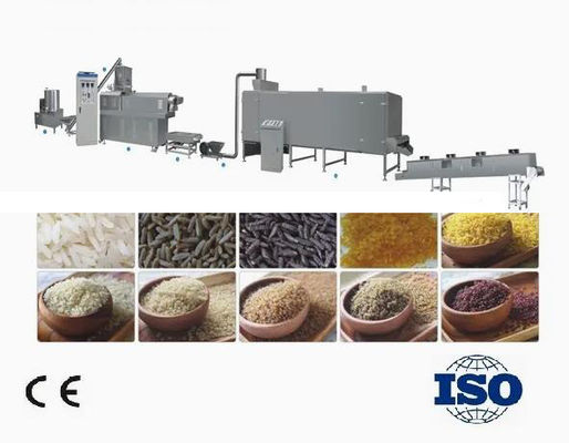 ماشین اکسترودر مواد غذایی / کامل اتوماتیک تولید مصنوعی برنج خط تولید