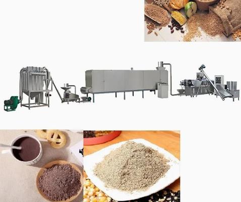 دستگاه/تجهیزات اکستروژن مواد غذایی از جنس استنلس استیل با اکسترودر دو مارپیچی