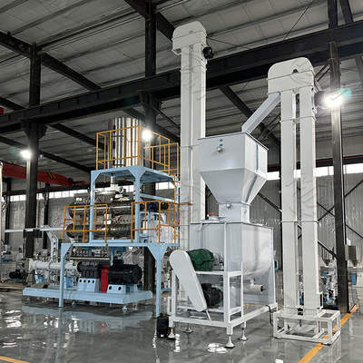 فولاد ضد زنگ 304 Cat Food Machine / خشک کن پت تنتور دستگاه اکسترودر