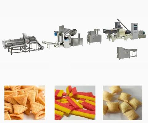 فولاد ضد زنگ 3D پلت Bugles ماشین اکسترودر Snack، اکسترودر تک پیچ