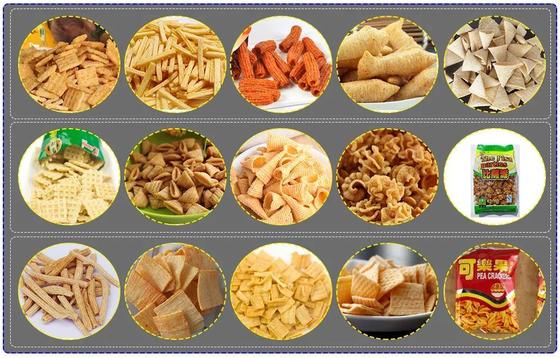 تراشه های سیب زمینی 3D دستگاه اکسترودر اسنک پلت با یک سال گارانتی