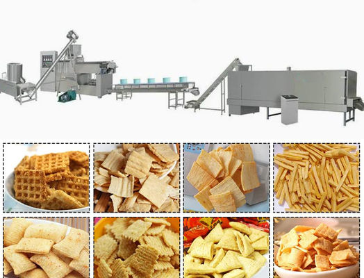 دستگاه اکسترودر اسنک دونفره 3D / 2D دستگاه پاستوریزه الکتریکی