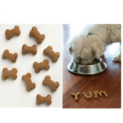 ماشین آلات پردازش بیسکویت 125 کیلوگرم / ساعت، تجهیزات تولید مواد غذایی پت