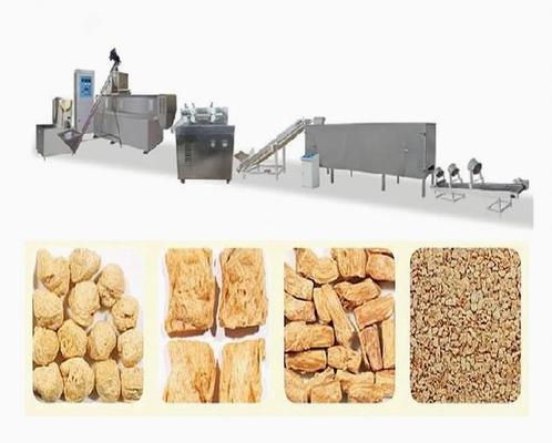 CE ISO9001 استاندارد خط تولید تجهیزات اکسترودر کامل سویا