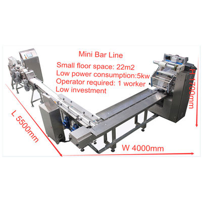 150 mm 90pcs / Min دستگاه ساخت نوار غلات با برش