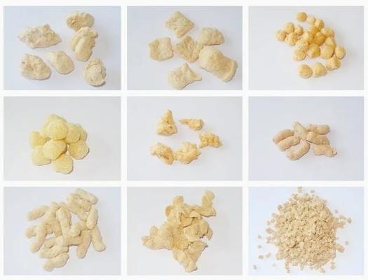 دستگاه اکسترودر مواد غذایی پروتئین سویا مستمر و اتوماتیک اکسترود شده