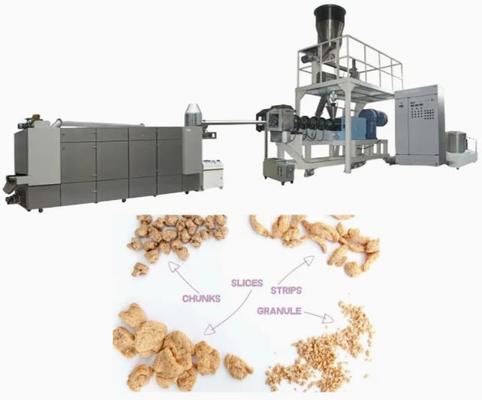 ماشین اکسترودر سویای بافتی / خط تولید اکسترودر قطعات سای