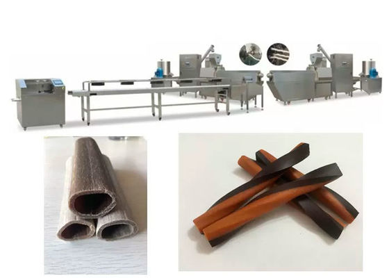 غذای جویدنی سگ پیچ خورده 250 کیلوگرم در ساعت دستگاه درمان حیوان خانگی