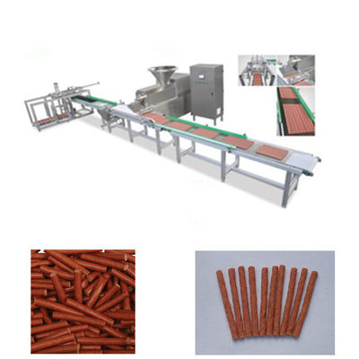 دستگاه اکسترودر سرد اسنک سگ جویدنی برای ساخت نوارهای گوشت