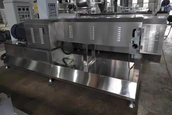 پیچ خورده دوقلو رنگ سگ اسنک ساخت ماشین ماشین جویدن تولید مواد غذایی