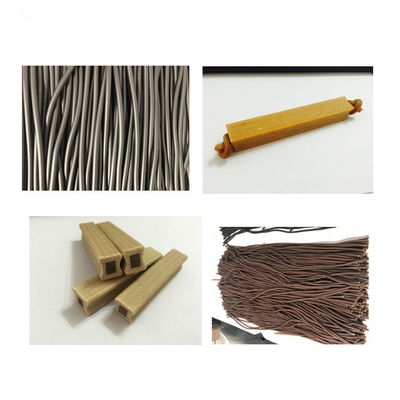 پیچ خورده دوقلو رنگ سگ اسنک ساخت ماشین ماشین جویدن تولید مواد غذایی