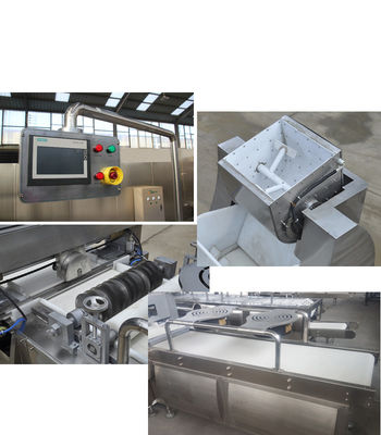 فولاد ضد زنگ Granola Bar / دستگاه برش شکننده بادام زمینی خط کامل