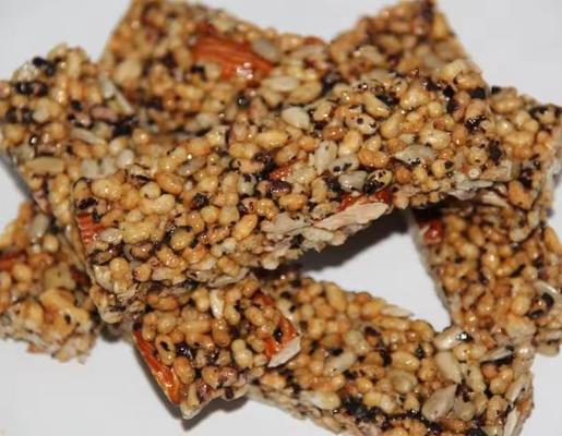 چند ملیتی جو دو سر غلات شکلات میوه آجیل آب نبات نوار دستگاه قالب گیری / اسنک ساخت ماشین