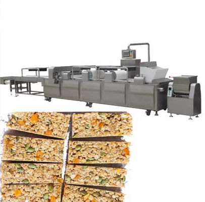 چند ملیتی جو دو سر غلات شکلات میوه آجیل آب نبات نوار دستگاه قالب گیری / اسنک ساخت ماشین