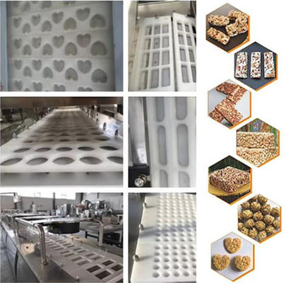 چند ملیتی جو دو سر غلات شکلات میوه آجیل آب نبات نوار دستگاه قالب گیری / اسنک ساخت ماشین