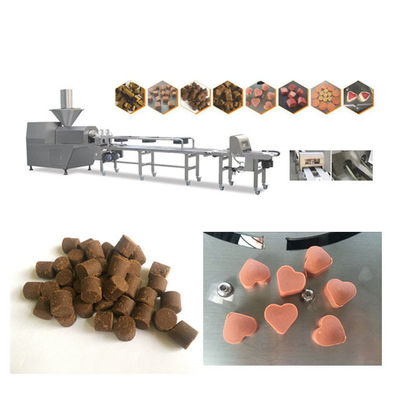 خط پردازش غذای حیوانات خانگی نرم اکسترودر سرد مراقبت از دندان با صفحه لمسی