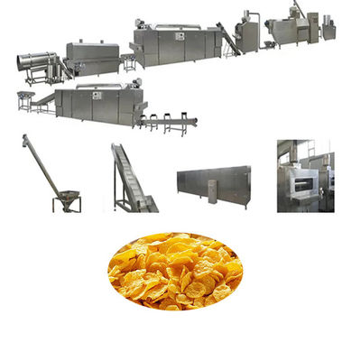 دانه های ذرت دانه ای ماشین آلات ساخت اسنک خط تولید زیمنس PLC صفحه نمایش لمسی